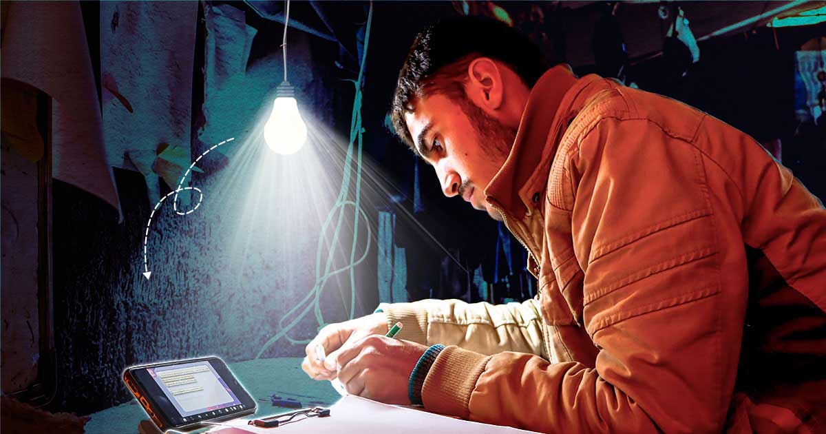 Hero section background